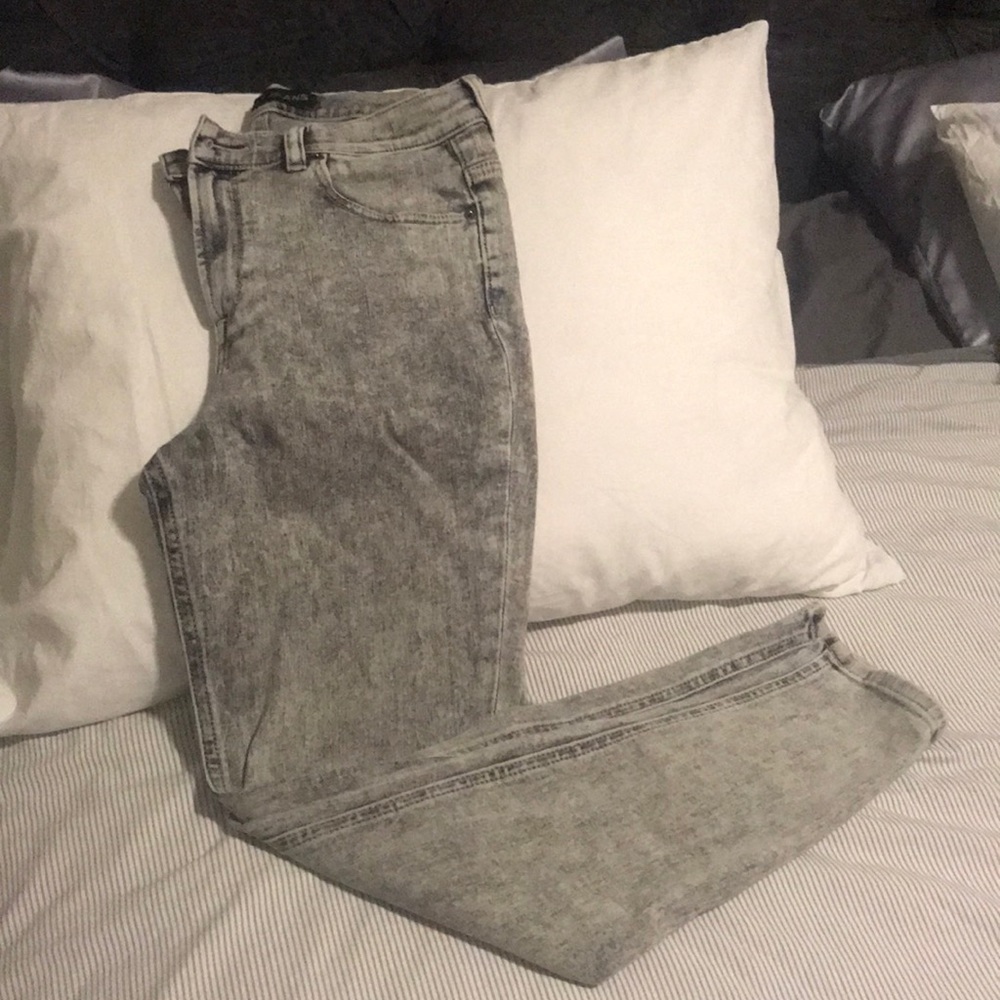 Express high rise ankle legging jean